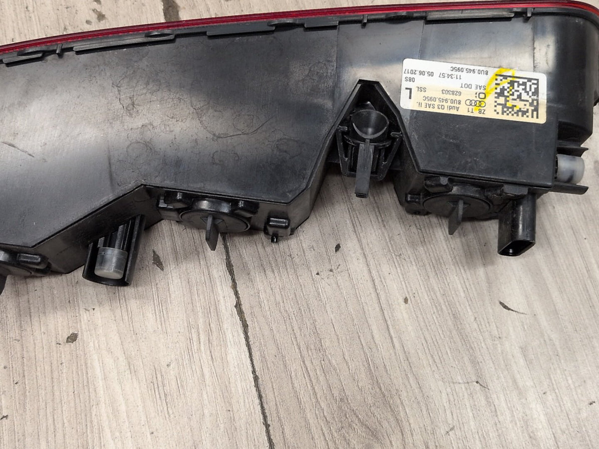 2015-2018 Audi Q3 8U Rear Left Driver Inner Tail Light 8U0945095C OEM