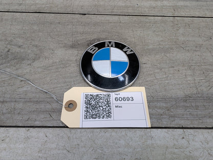 OEM BMW E85 F06 F10 F12 F13 Hood Trunk Emblem Badge Symbol Logo D=82 MM 7057794