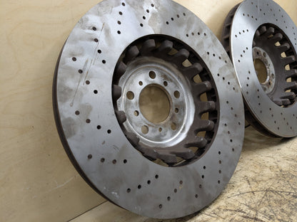 12-19 BMW F06 F10 F12 F13 M5 M6 Front Ventilated Brake Rotor Pair SET