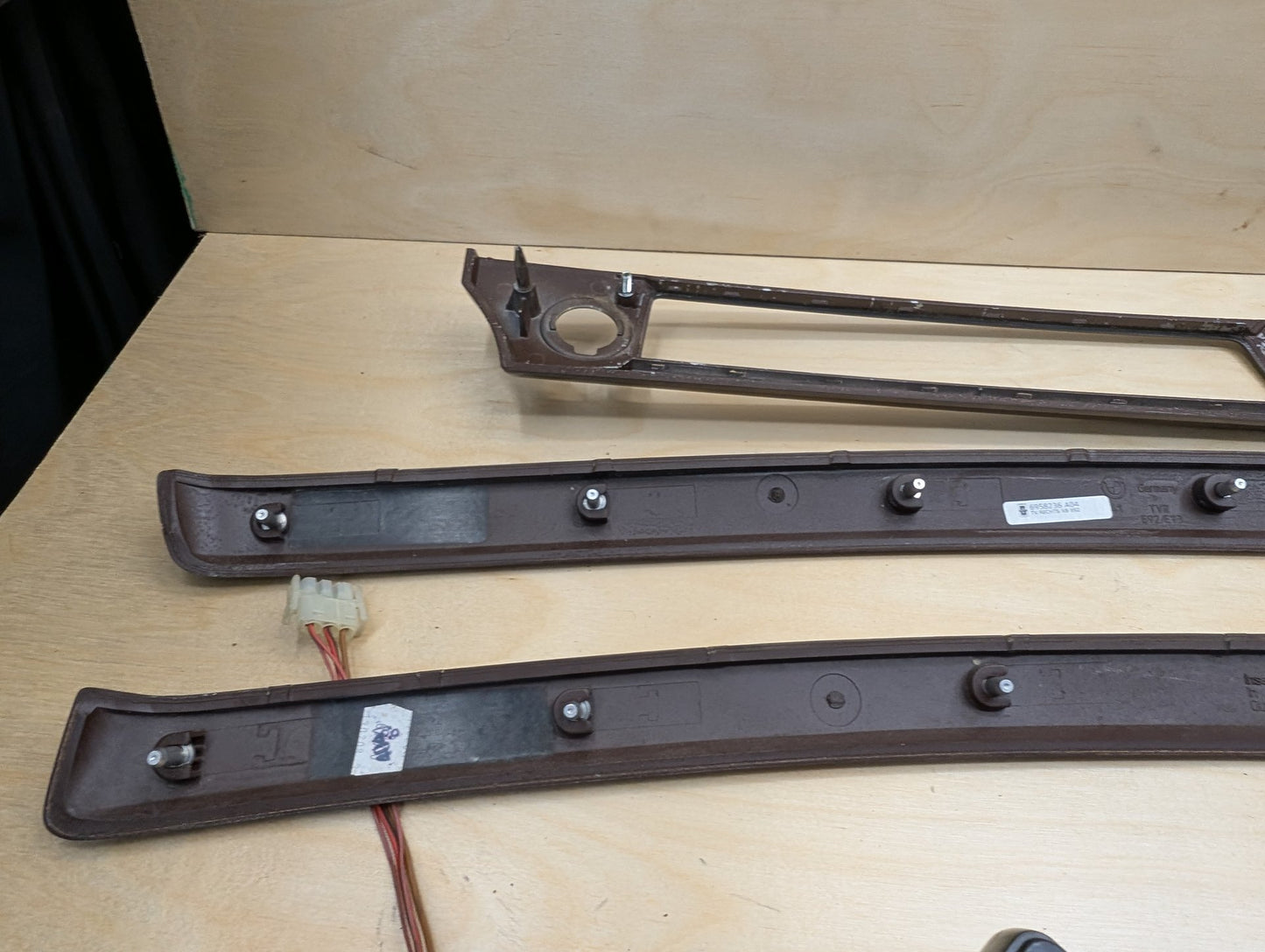 2007-2013 BMW 328i E93 Front Rear Left Right Dash Interior Trims SET 7129555
