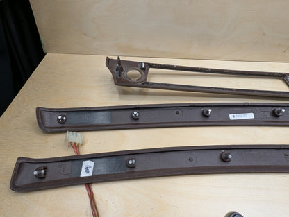 2007-2013 BMW 328i E93 Front Rear Left Right Dash Interior Trims SET 7129555