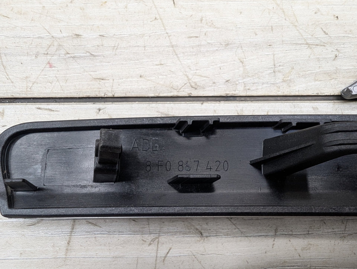 2008-2017 Audi S5 8T Front Rear Left Right Dash Interior Trims SET 8K0863305 09-17 OEM AUDI A4 A5 S4 S5 Front Dash Dashboard Center Display Console Trim Aluminum