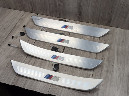 2016-2022 BMW 750i G12 Front Rear Left Right Scuff Plate Door Sill SET 8061043 OEM