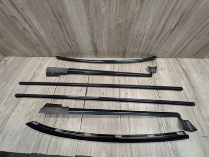2004-2010 BMW M6 E64 Front Rear Left Right Door Gloss Shadow Line Trim Moldings SET 7905425 OEM