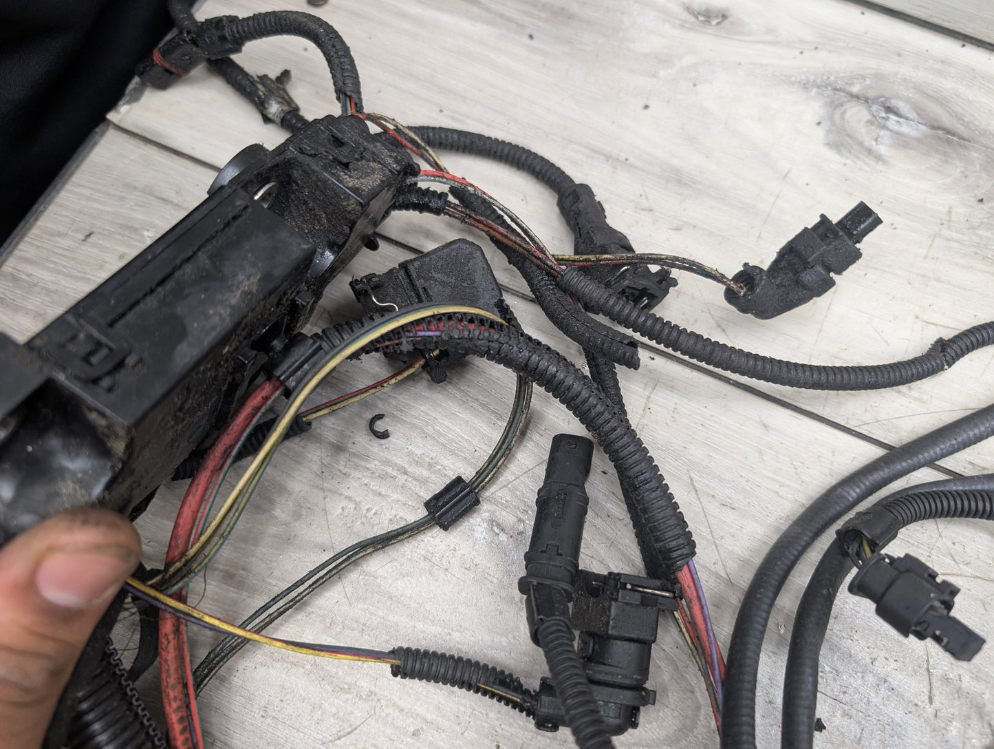 2014 BMW F10 535i Engine Motor Wiring Wire Harness 8605138