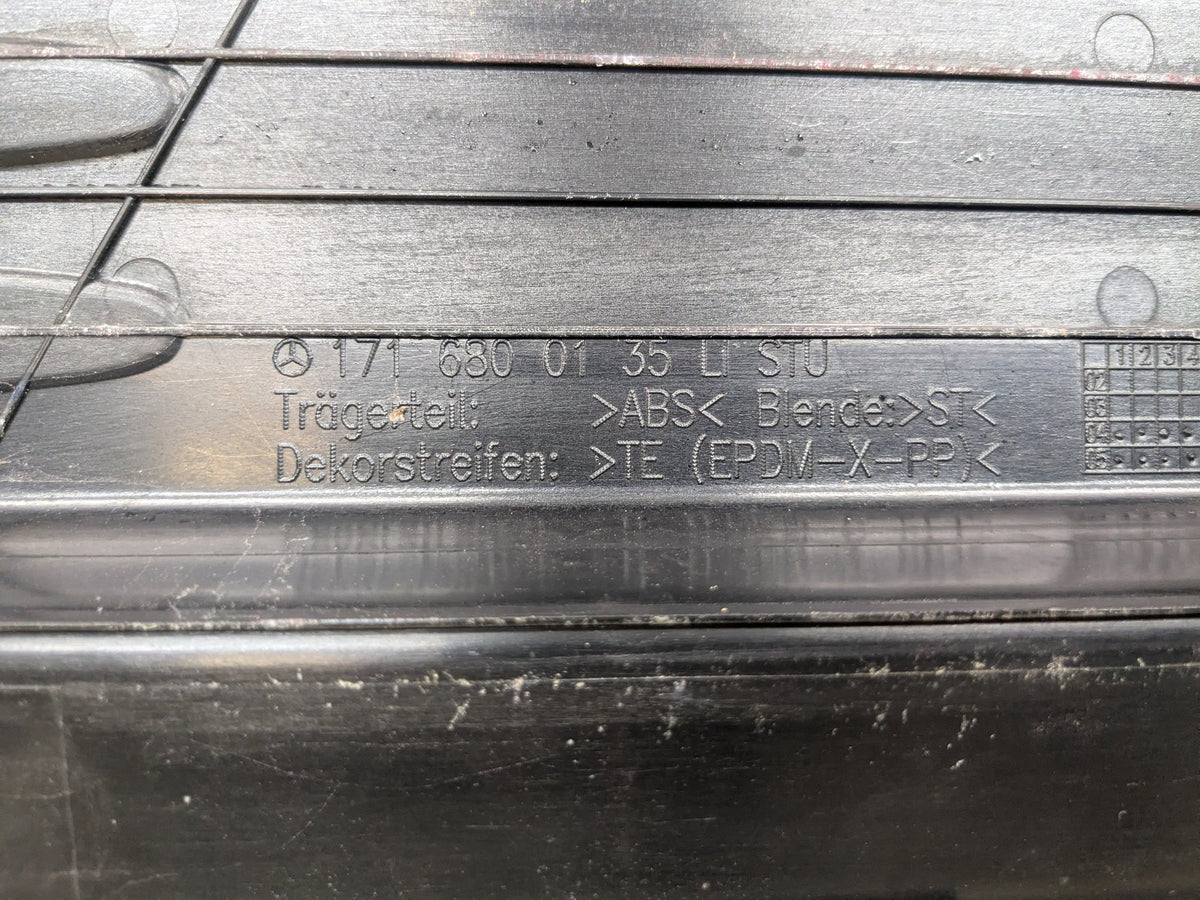 09-11 Mercedes-Benz SLK-Class R171 Front Left Driver Scuff Plate Door Sill OEM