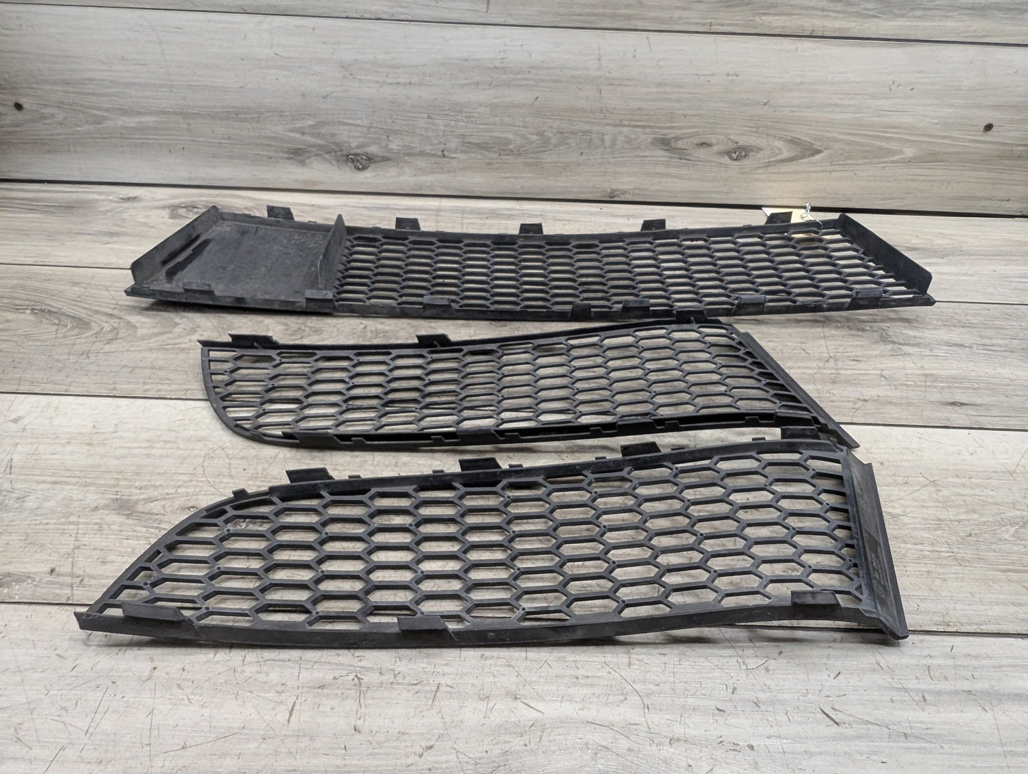 09-15 OEM BMW F01 F02 M SPORT Front Bumper Cover Left Right Center Lower Grilles SET