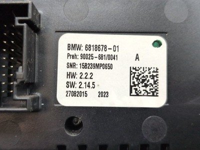 2015-2018 BMW X5 F85 Front AC Heater Climate Control Switch 9388809 OEM
