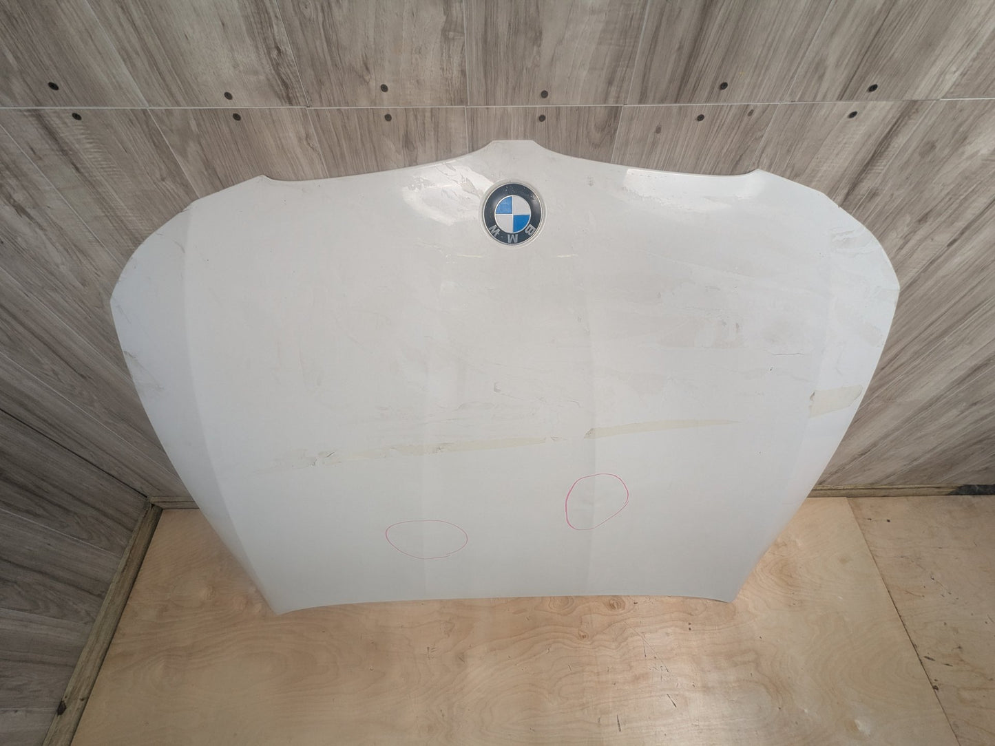 2006-2011 BMW 328i E90 Hood Bonnet Shell Panel White 300
