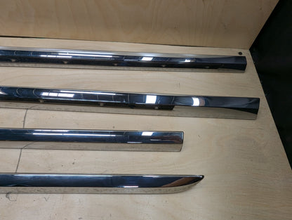 2016-2022 BMW 750i G12 Front Rear Left Right Exterior Door Trim Molding SET 7364354