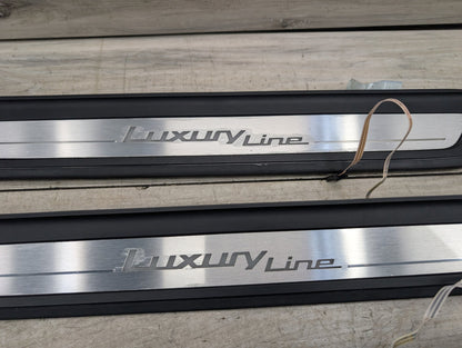2017-2023 BMW 530i G30 Front Rear Left Right Scuff Plate Door Sill SET 7405773 OEM
