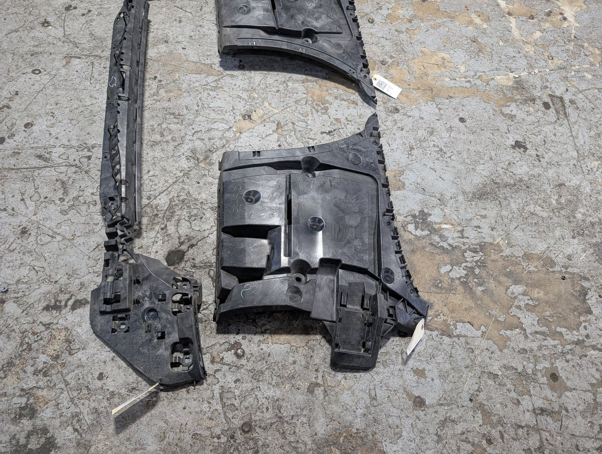 2017-2023 BMW 530i G30 Rear Left Right Center Bumper Support Brackets SET 7387297 OEM