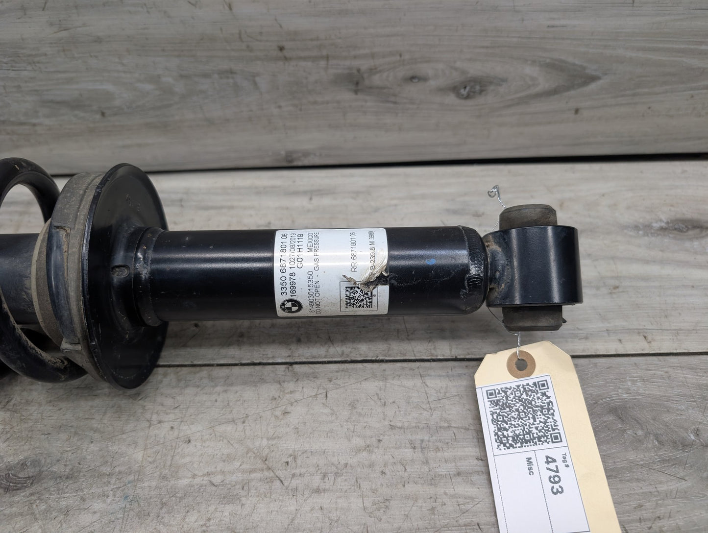 18-24 OEM BMW G01 X3 30i 30iX REAR Left or Right Spring Strut Shock Absorber