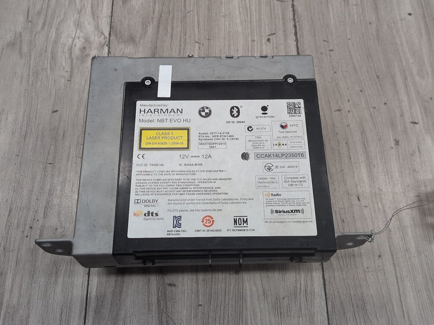 OEM BMW F15 F30 F32 F33 F36 F80 F82 M3 M4 NBT HU EVO Headunit Radio HARMAN 3.2