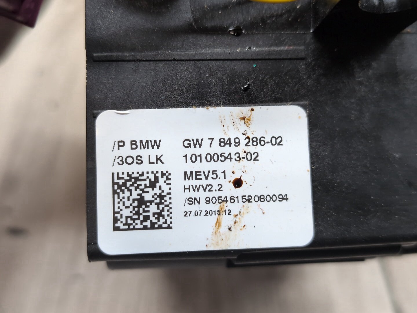 14-19 OEM BMW F85 F86 X5M X6M AUTO Transmission Shifter Gear Selector Switch S63