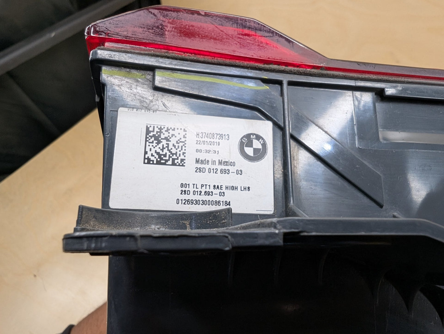 2018-2024 BMW X3 G01 Rear Left Driver Outer Tail Light 7408739