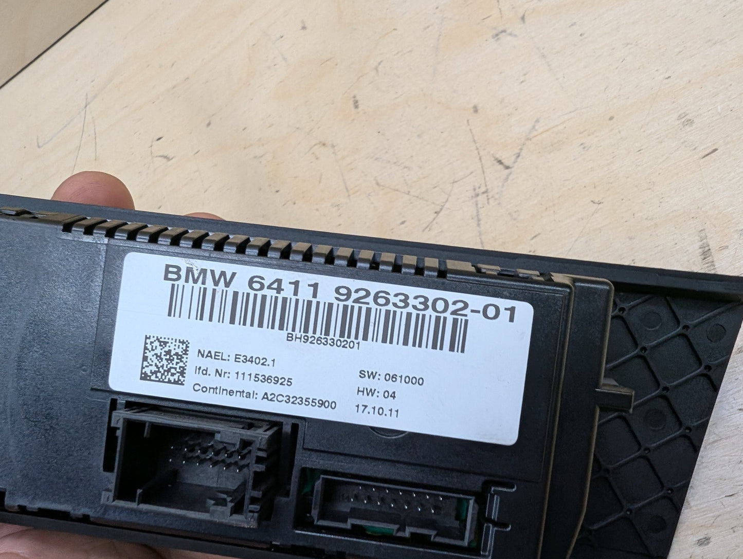 OEM BMW E82 E88 E90 E92 E93 M3 AC Air Conditioning Climate Control Switch Button