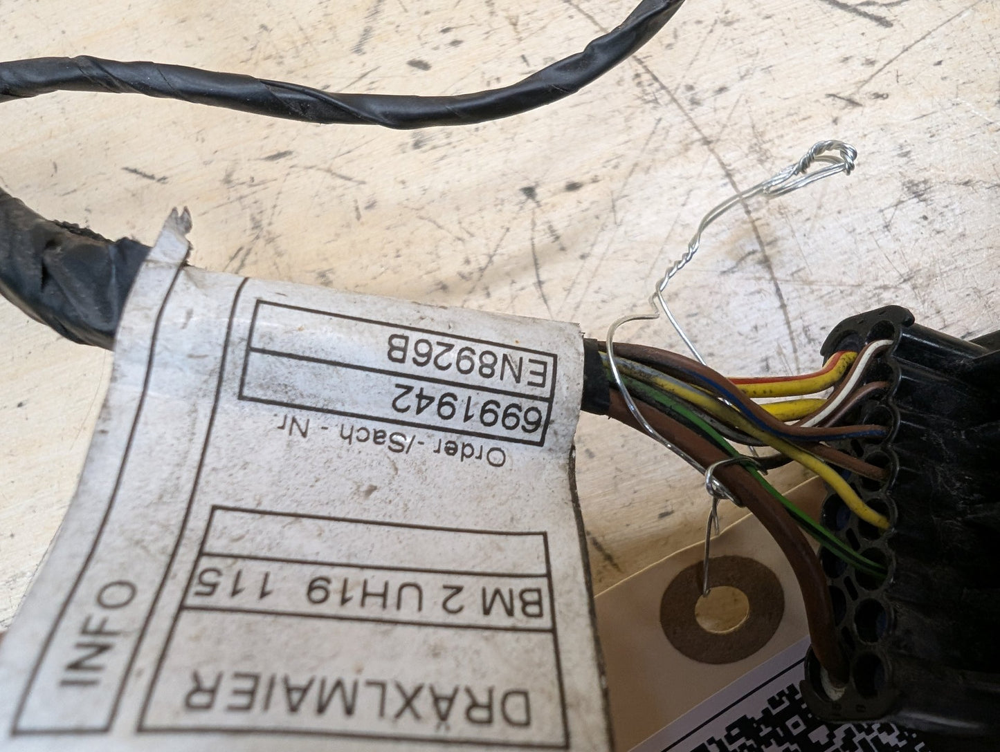 2018-2024 BMW X3 G01 Front Bumper PDC Parking Sensor Wiring Wire Harness 6991942
