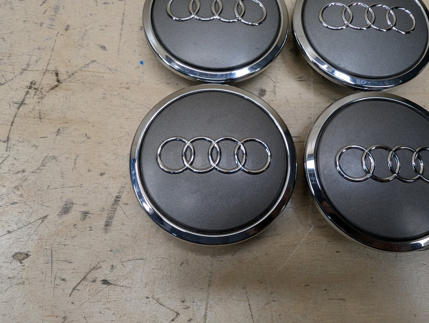 2011-2017 Audi RS5 8T Wheel Rim Hub Center Cap SET 8T0601170A OEM