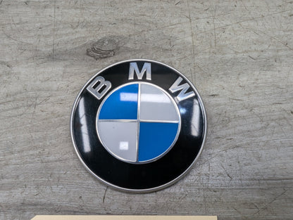 OEM BMW E90 F02 F22 F30 F32 F36 F80 F87 M3 M4 Rear Trunk Lid Round Emblem 74mm
