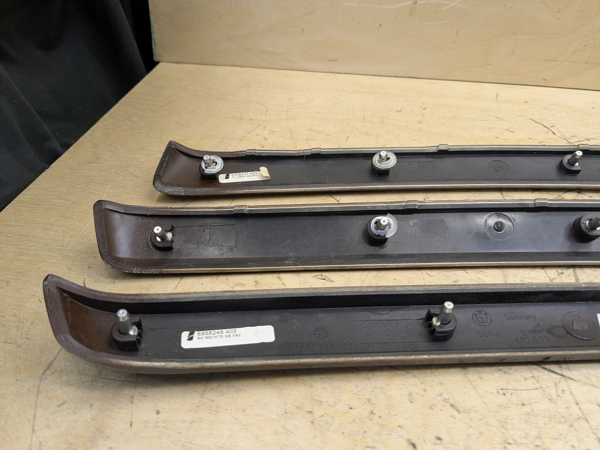 2007-2013 BMW 328i E92 Center Console Trim SET 6958236