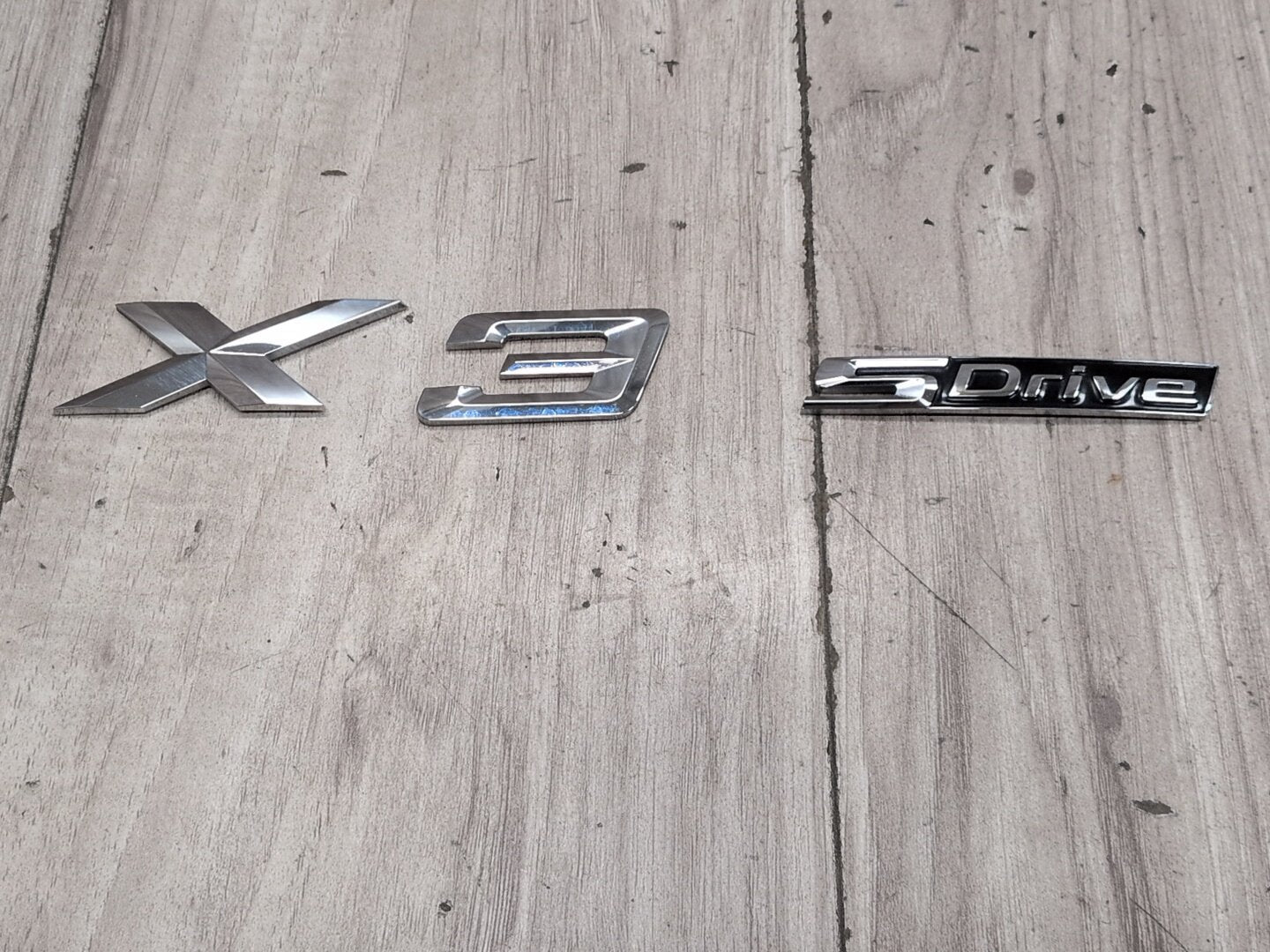 18-24 OEM BMW G01 X3 S Drive Rear Trunk Liftgate Badge Emblem Logo Letters