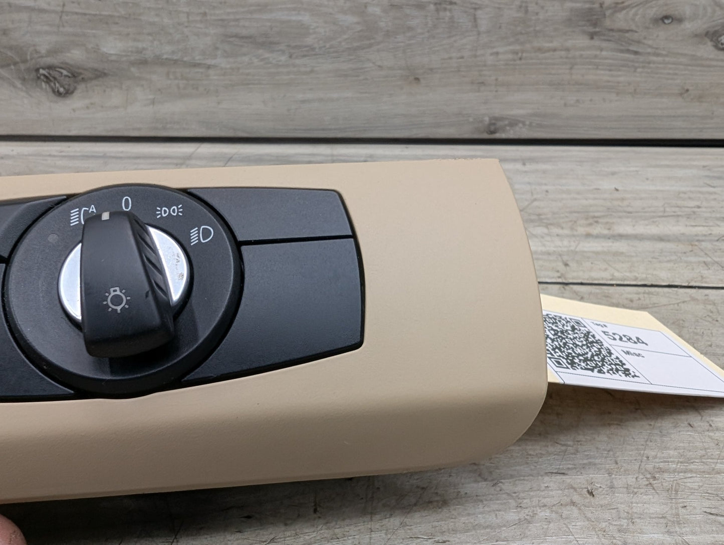06-13 OEM BMW E70 E71 X5 X6 Headlight Switch Control Panel Light Module Beige
