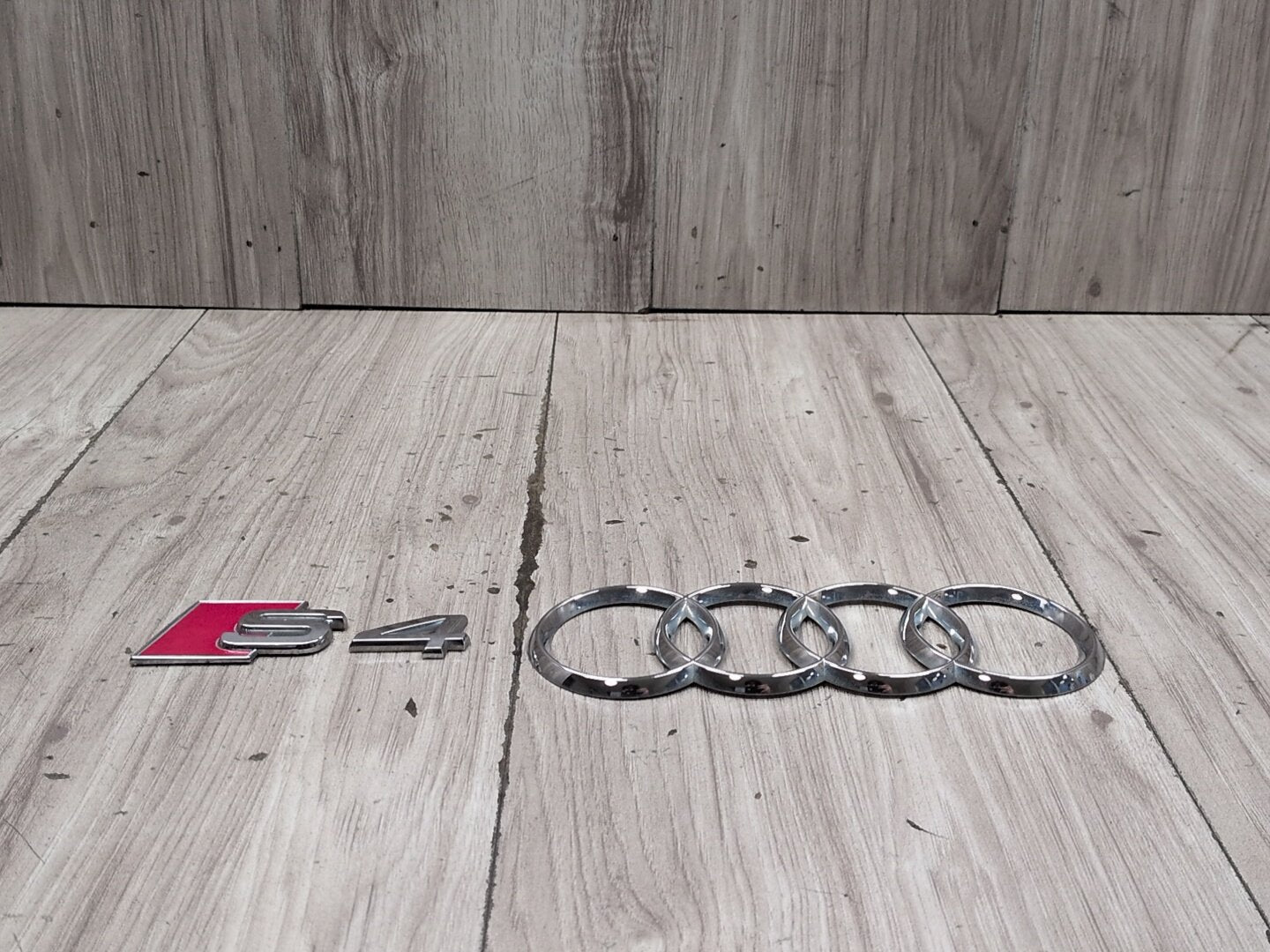 2010-2016 Audi S4 Rear Liftgate Trunk Lid Emblem Badge SET PN: 8D0853737G
