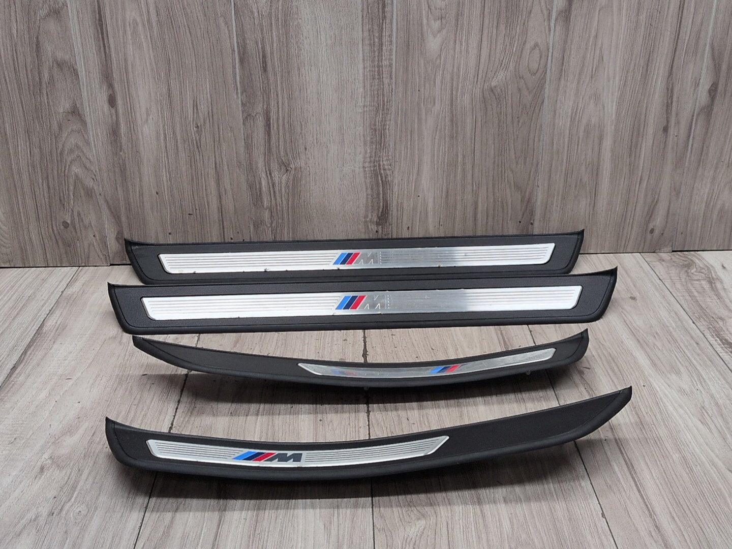 2011 - 2016 BMW 535i F10 Front Rear Left Right Scuff Plate Door Sill SET 8050054 N55B30A