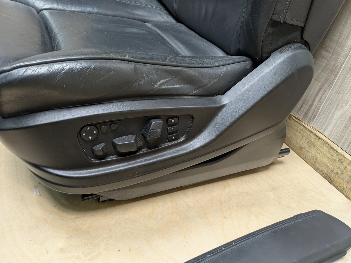 07-13 OEM BMW E70 X5 Complete Seats Door Panels Dashboard Black NAPPA LEATHER
