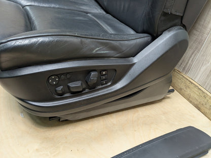 07-13 OEM BMW E70 X5 Complete Seats Door Panels Dashboard Black NAPPA LEATHER