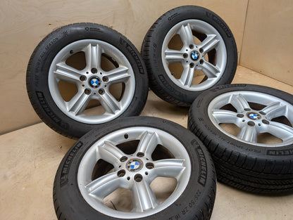 OEM BMW E36 Z3 2.8 3.0 E46 325Ci Wheels Rims 7JX16 ET:46 Star Spoke Style 55 SET