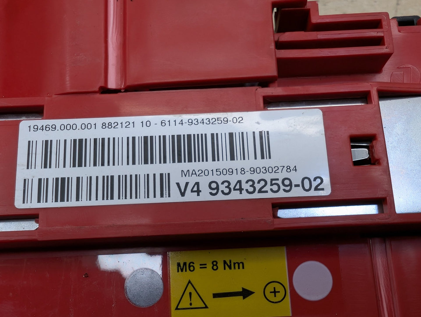2011-2016 BMW X3 F25 - Battery Power Distribution Box PN: 9343259