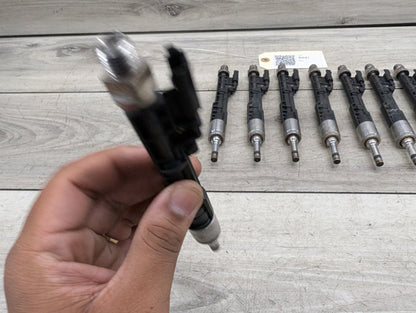 19-24 OEM BMW G12 G30 M550 750 Engine N63R High Pressure Fuel Injector Set