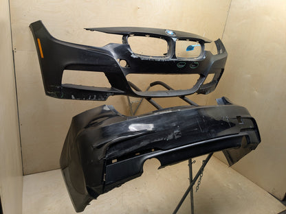 DAMAGE* 12-18 BMW 335i F30 Front & Rear Bumper Covers Pair OEM M SPORT
