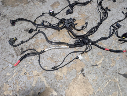 2017-2023 BMW G30 530i B46B20O0 Engine Motor Transmission Wiring Wire Harness SET 8642929