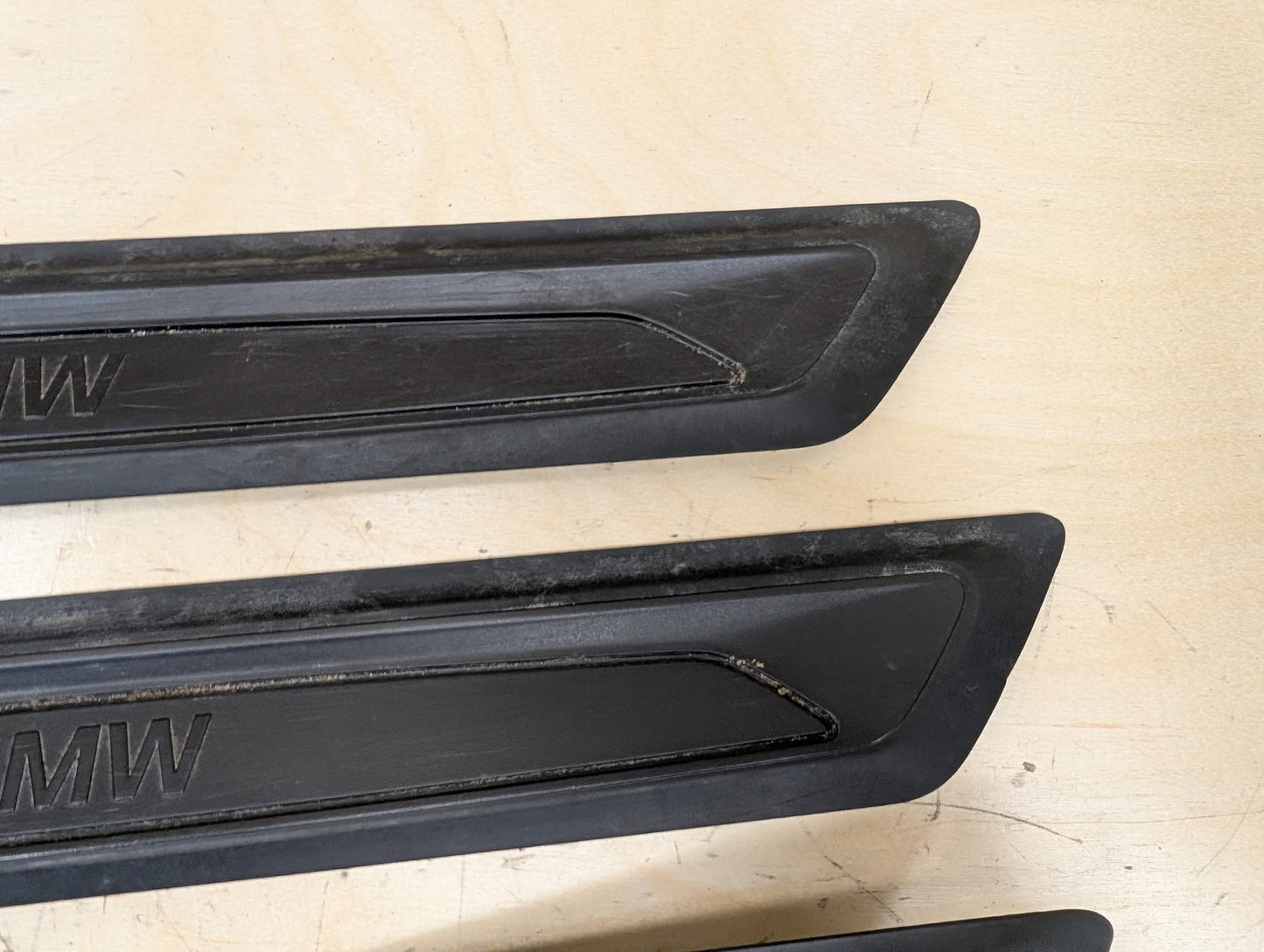 2012-2018 BMW 320i F30 Front Rear Left Right Scuff Plate Door Sill SET 7263315