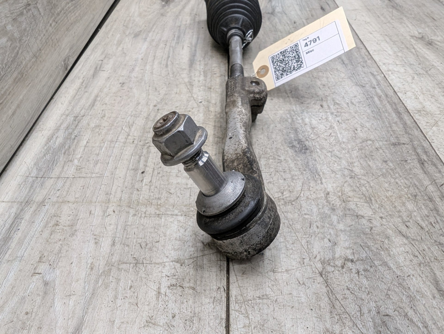 2018 - 2024 BMW X3 G01 Left Driver Tie Rod w/ Boot 4A01665 B46B20O1