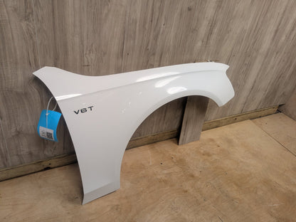 2009-2012 Audi S4 B8 Front Right Passenger Fender Panel White T9/ Y9C