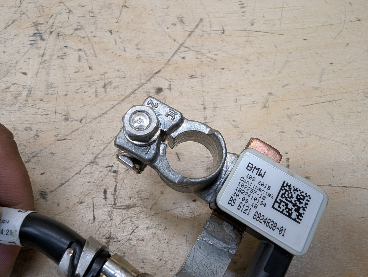 OEM BMW G01 G12 G30 X3 530 540 M550 Negative Battery Cable Terminal IBS Sensor