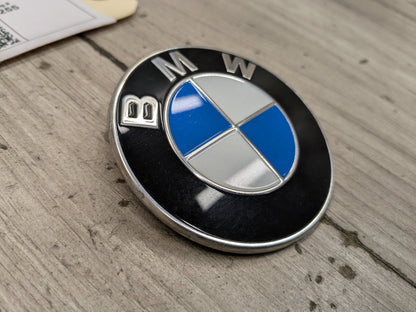 Genuine OEM BMW F39 F90 G20 G30 G80 M3 Bumper Hood Trunk Rear Round Emblem 74mm