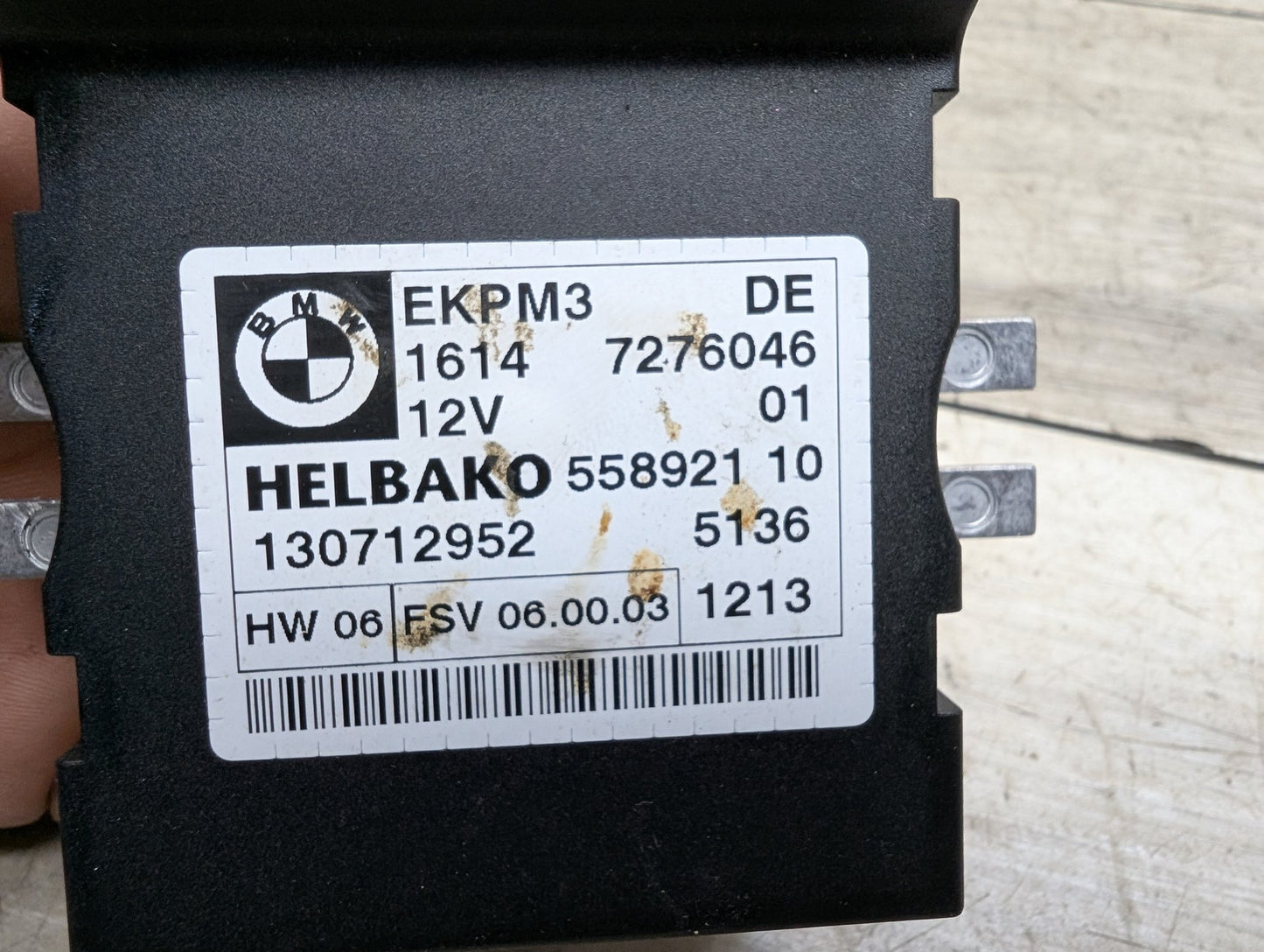 OEM BMW E70 E82 E90 E92 E93 N54 N55 Helbako Fuel Pump Relay Control Module EKPM3