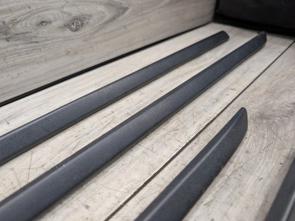 07-13 BMW X5 E70 Front Rear Left Right Exterior Door Trim Molding SET 7158533