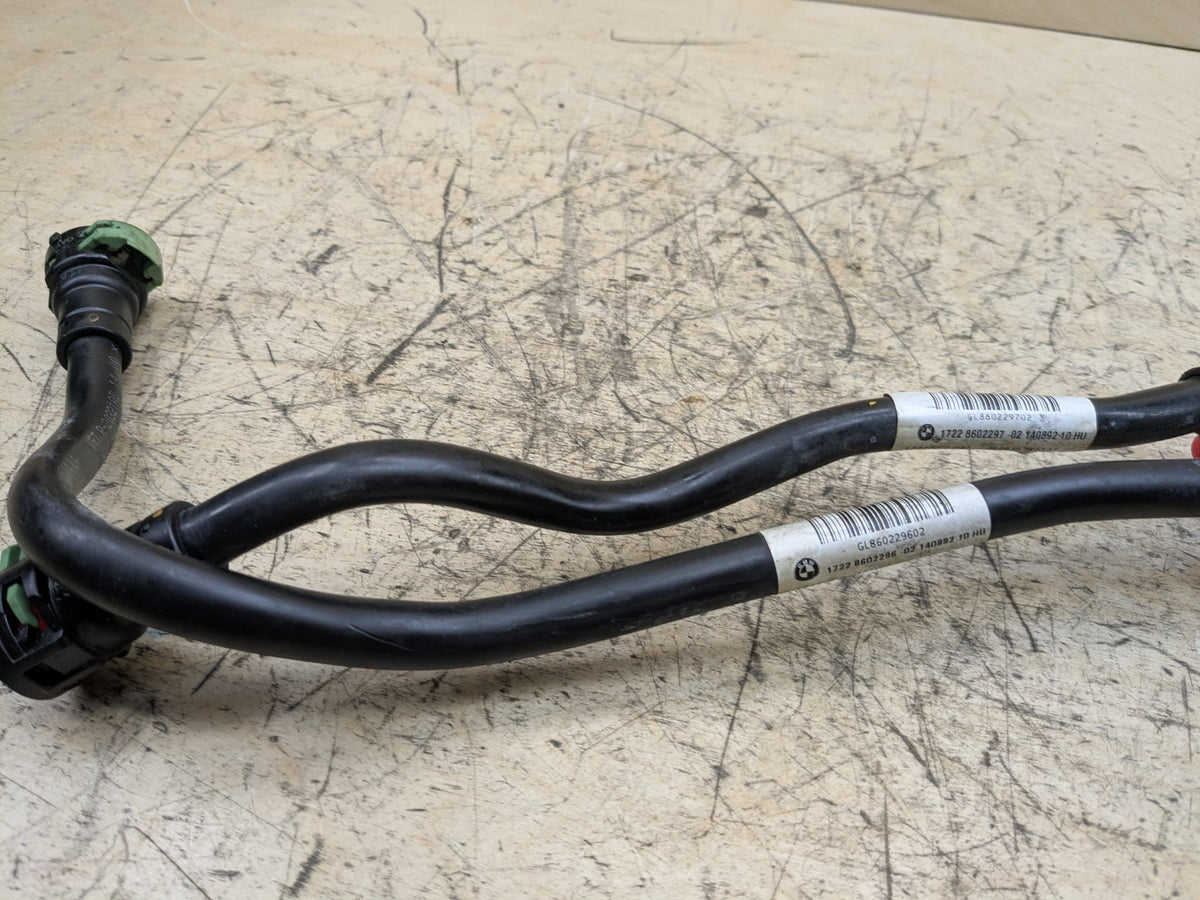 2016-2019 BMW G12 740i B58B30M0 Transmission Oil Cooler Hose Pipe Lines 8602297