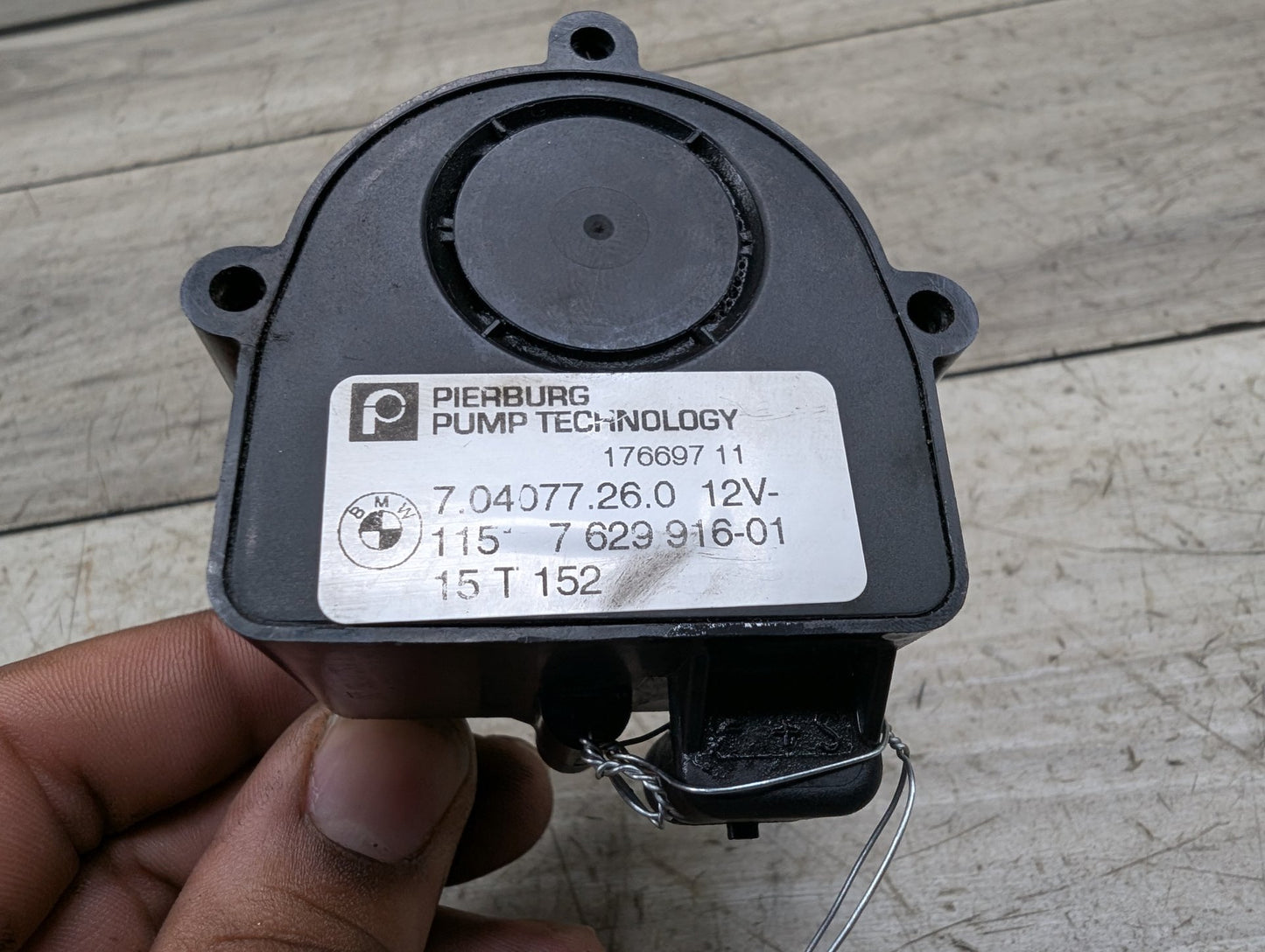 2014 - 2018 BMW X5 F15 Engine Motor Cooling Auxiliary Water Pump 7629917 N63B44O1