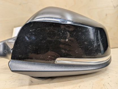 12-15 OEM BMW F30 F31 328 335 Left Driver Side Mirror Heated Auto Dip