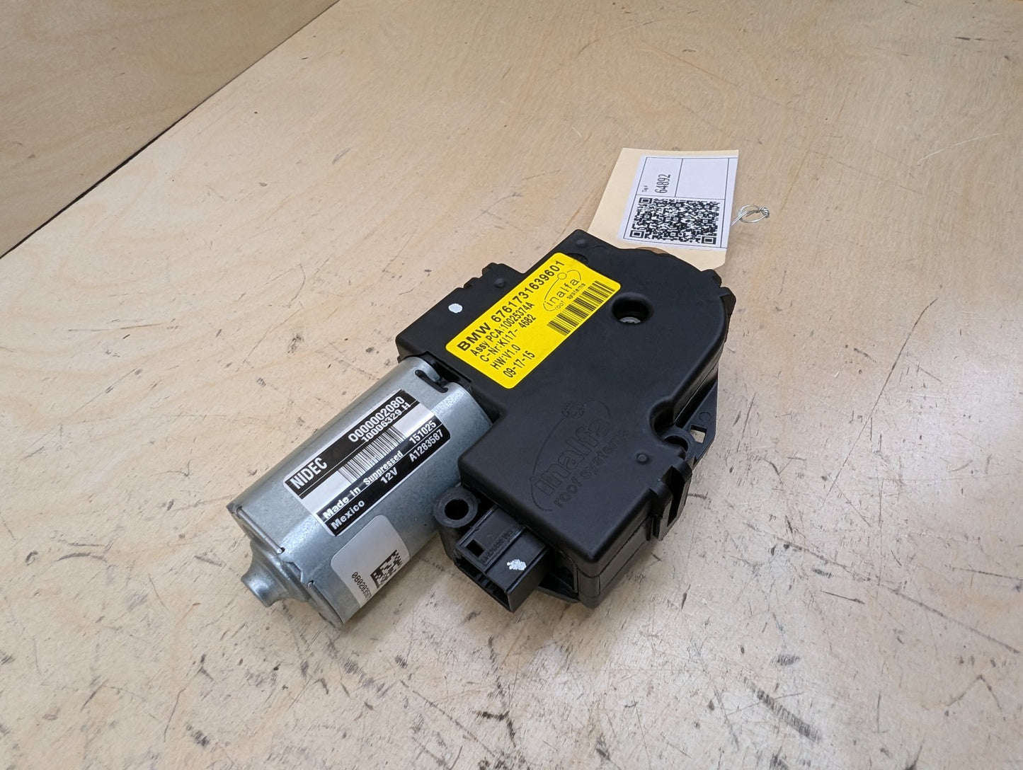OEM BMW MINI E84 F15 F25 F54 F55 F56 F60 Panoramic Sunroof Drive Motor Actuator