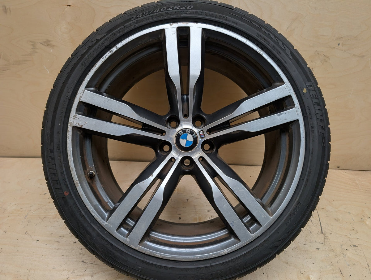 OEM BMW G11 G12 G32 740 750 M760 Wheel Rim 20x8.5" ET25 Double Spoke Style 648M