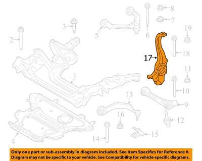 OEM BMW G15 G16 G30 530 540 M550 AWD Front Left Driver Spindle Knuckle Bearing