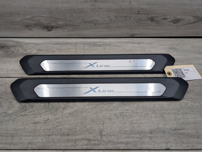 18-24 OEM BMW G01 G02 X3 X4 X Line Front Left Right Door Cover Trim Sills PAIR